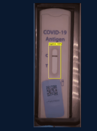 Automatic evaluation of Corona rapid tests